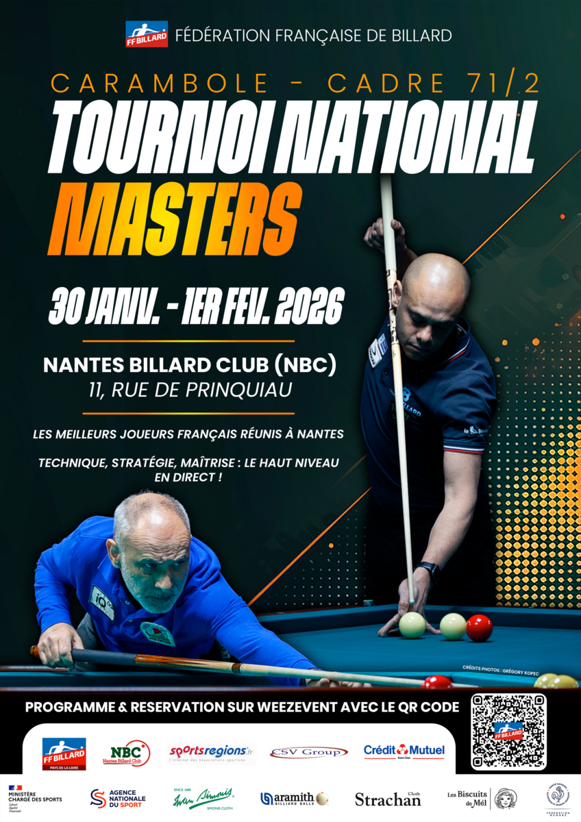 Tournoi Master - cadre 71/2