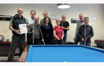 Billard de bronze blanc !